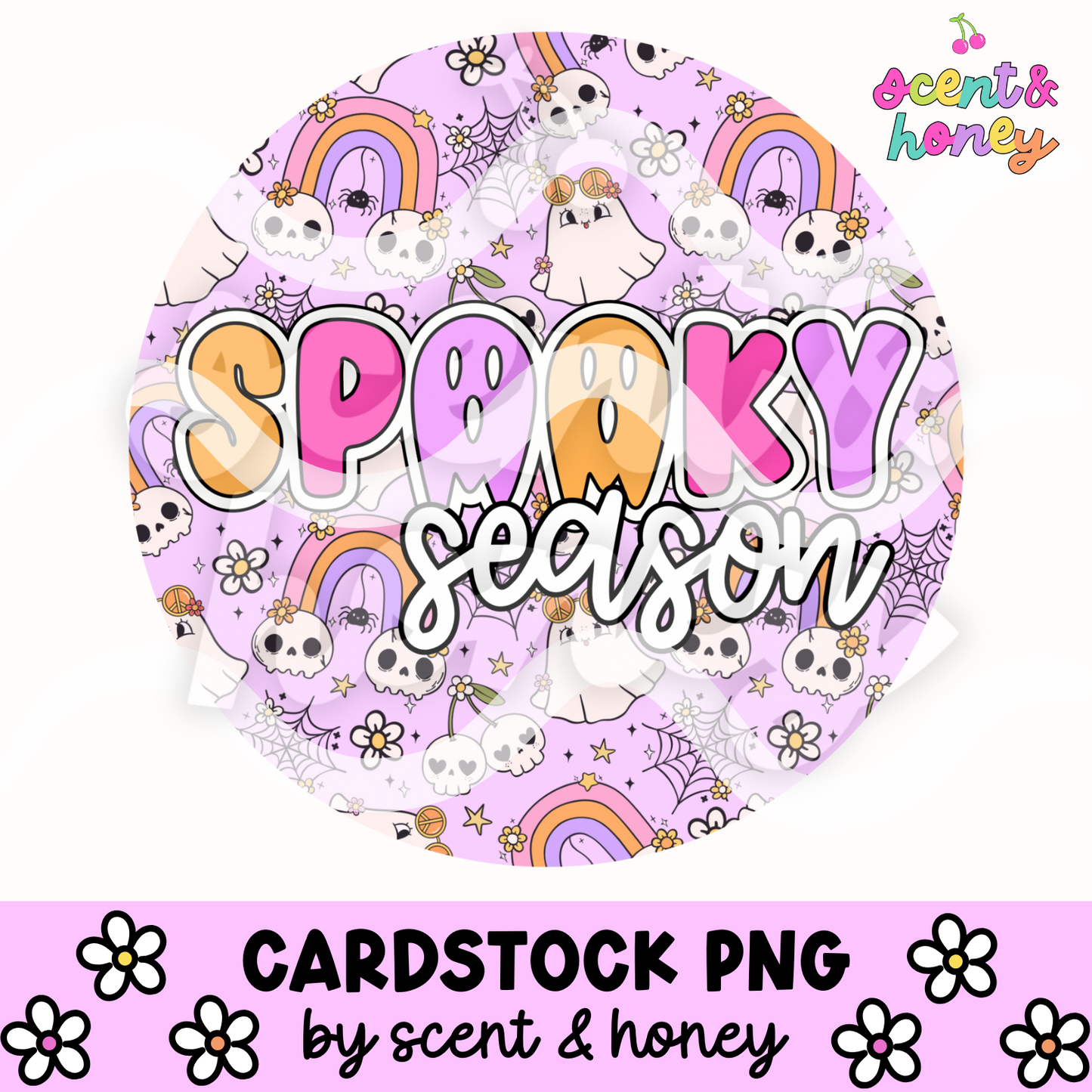Spooky Season Cardstock PNG