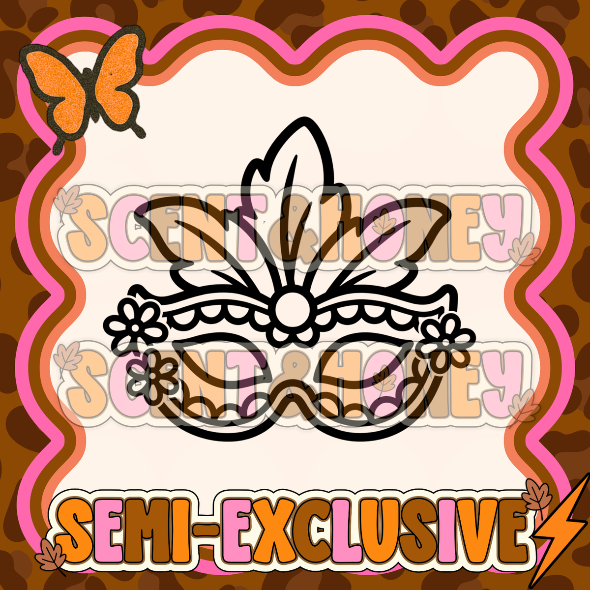 **SEMI-EXCLUSIVE** Mardi Gras Mask PNG