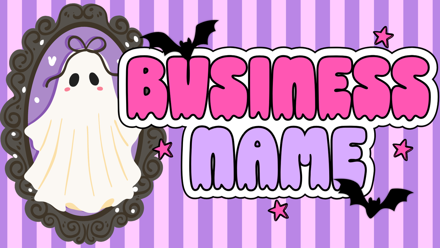 Pre-Made Facebook Banner - Ghosty Frame