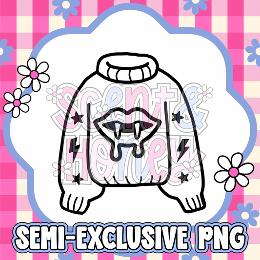 **SEMI-EXCLUSIVE** Drippy Vampire Sweater