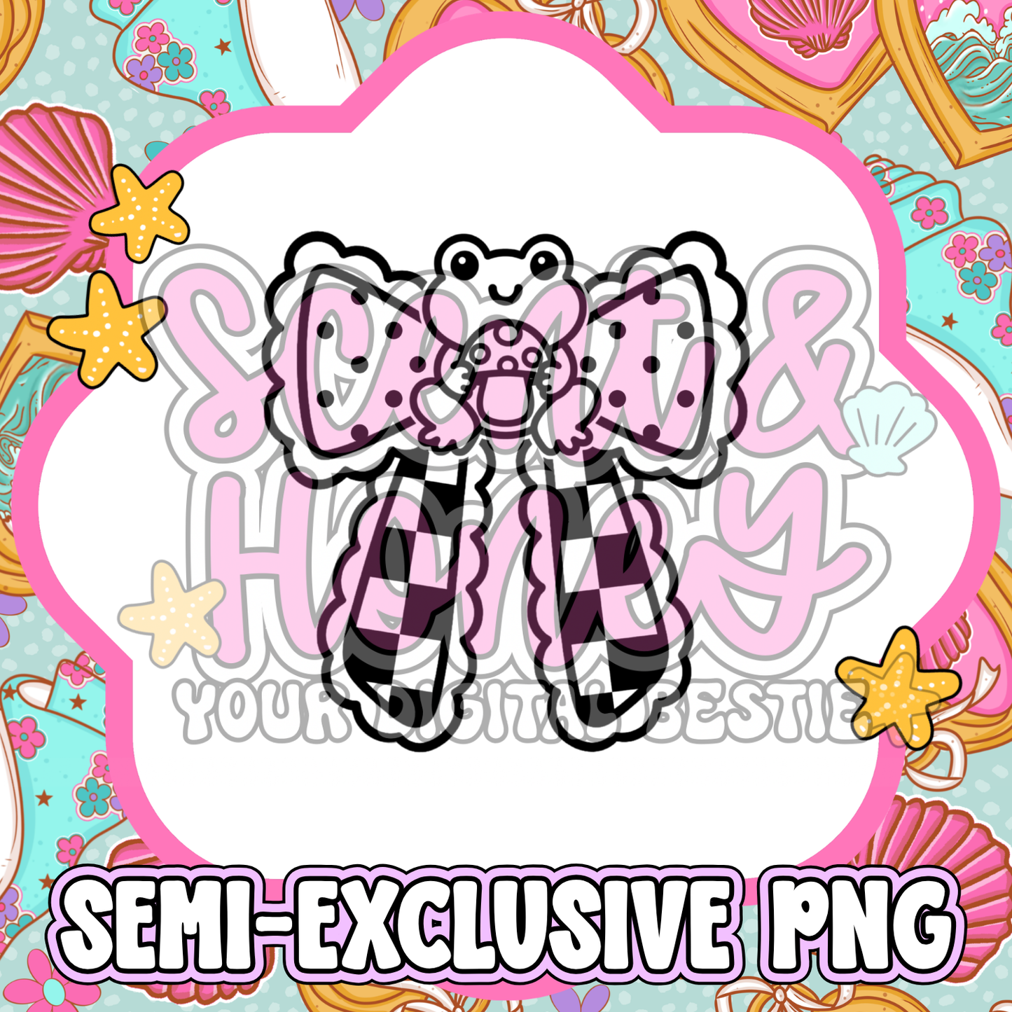 **SEMI-EXCLUSIVE** Frog Bow PNG