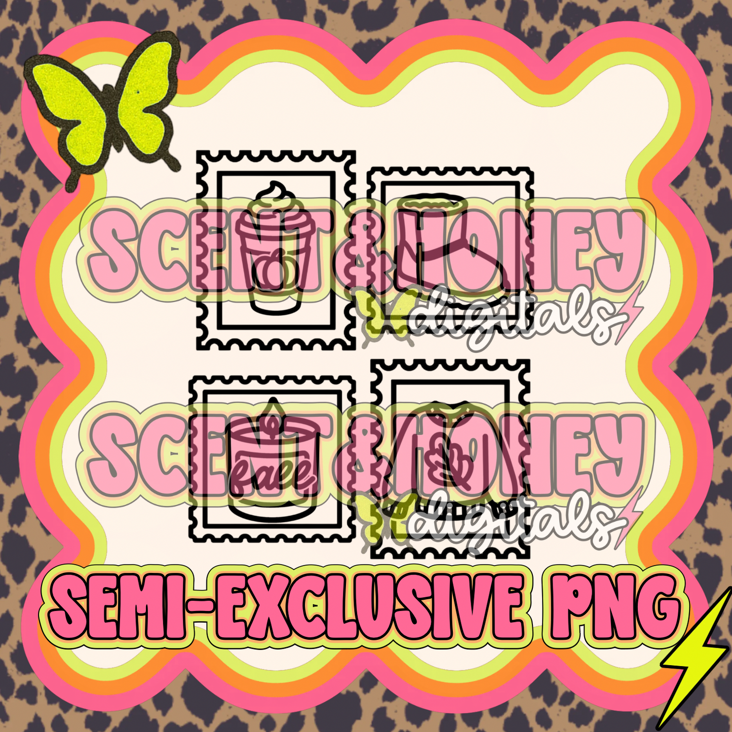 **SEMI-EXCLUSIVE** Fall Girly Stamp PNG