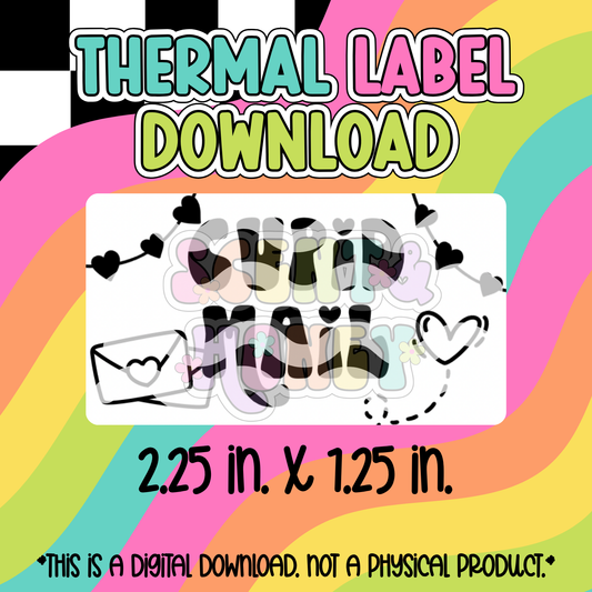 Cupid Mail Thermal Label