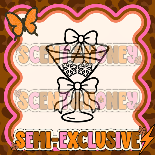 **SEMI-EXCLUSIVE** Snowflake Martini PNG