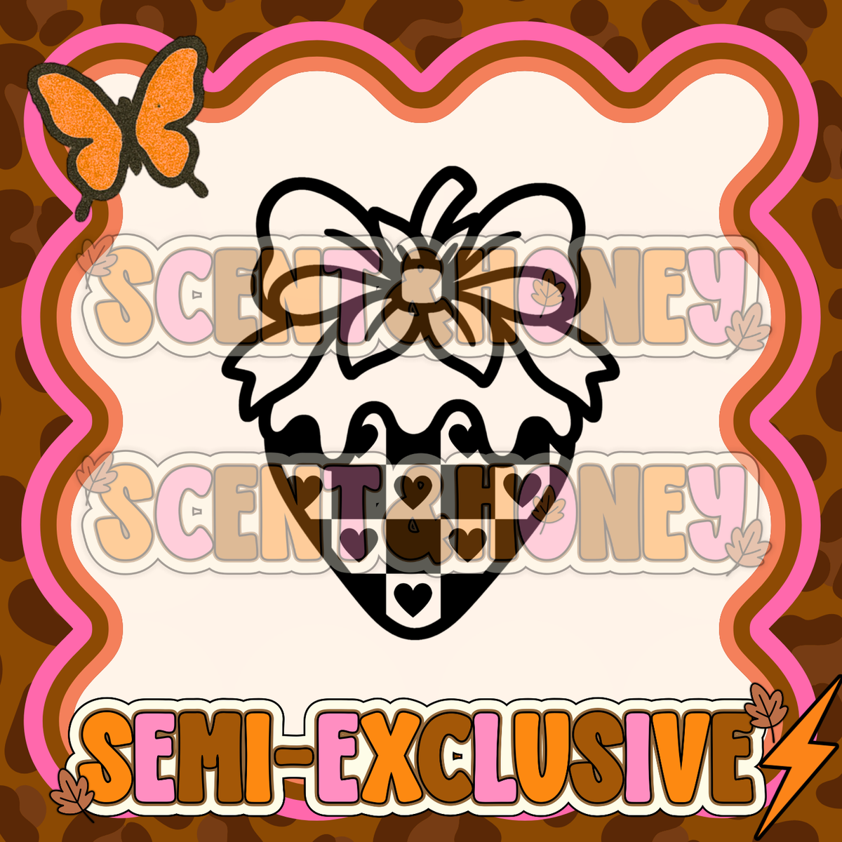**SEMI-EXCLUSIVE** Checkered Strawberry PNG